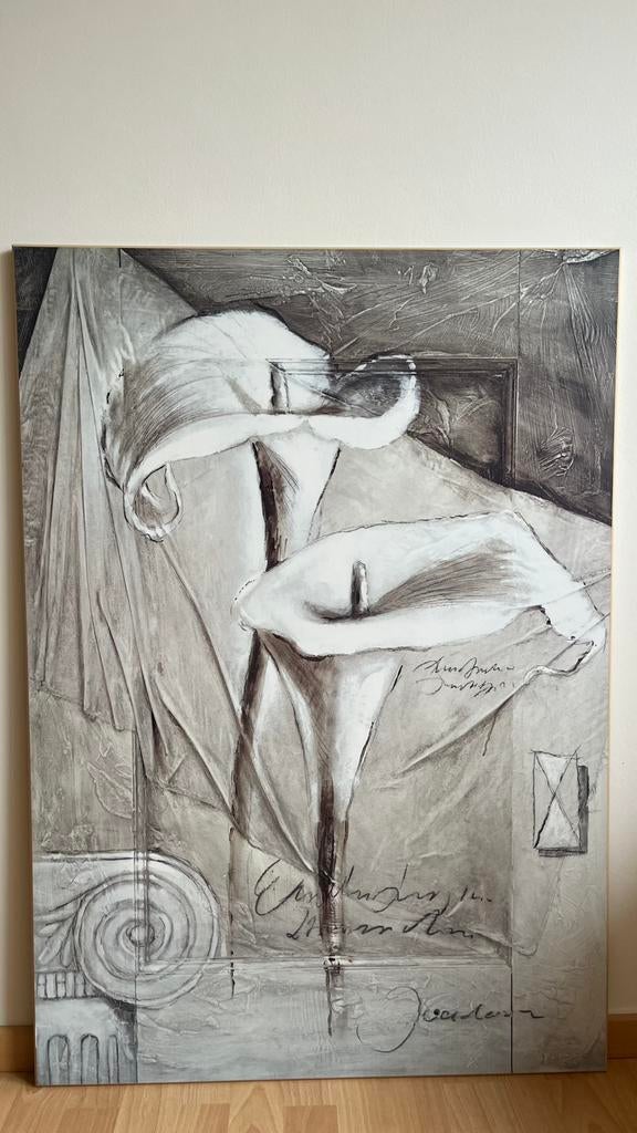 Beau tableau 70/100, Antiquités & Art, Art | Peinture | Abstraite, Enlèvement