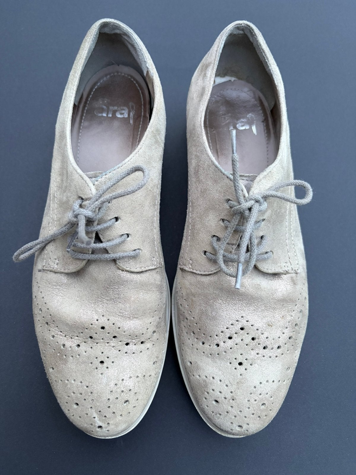 Veterschoenen ara in suède, maat 40, Kleding | Heren, Schoenen, Overige kleuren, Ophalen of Verzenden, Gedragen, Veterschoenen