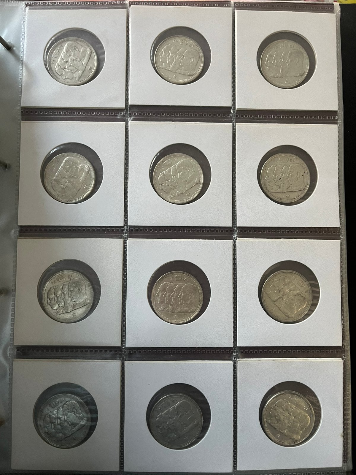 19 x zilveren 100 frank belgie, Postzegels en Munten, Munten | België, Ophalen of Verzenden, Zilver