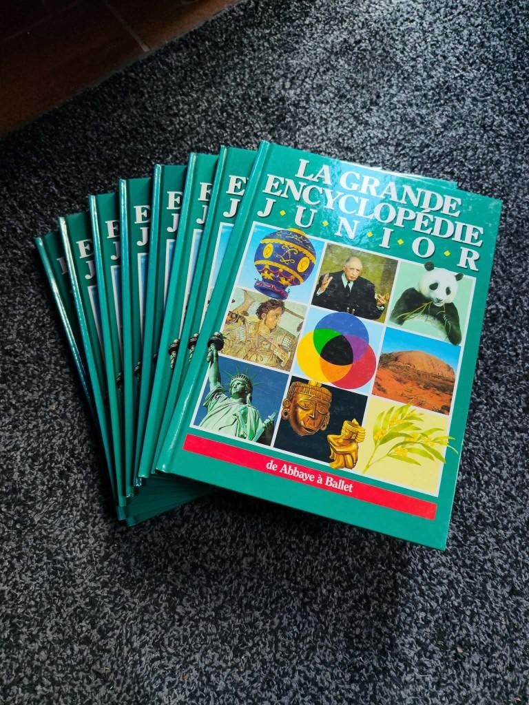 La grande encyclopédie Junior 8 tomes, Série complète, France Loisirs, Enlèvement, Général