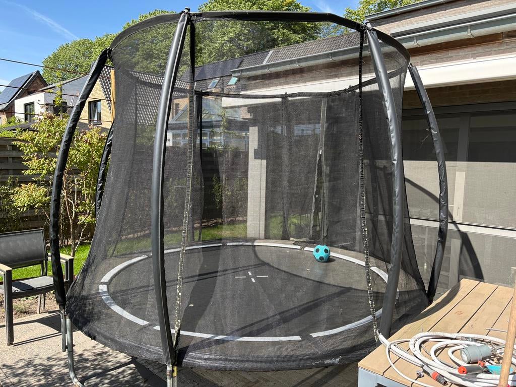 Vrijstaande trampoline 3 meter diameter, Ophalen, Gebruikt