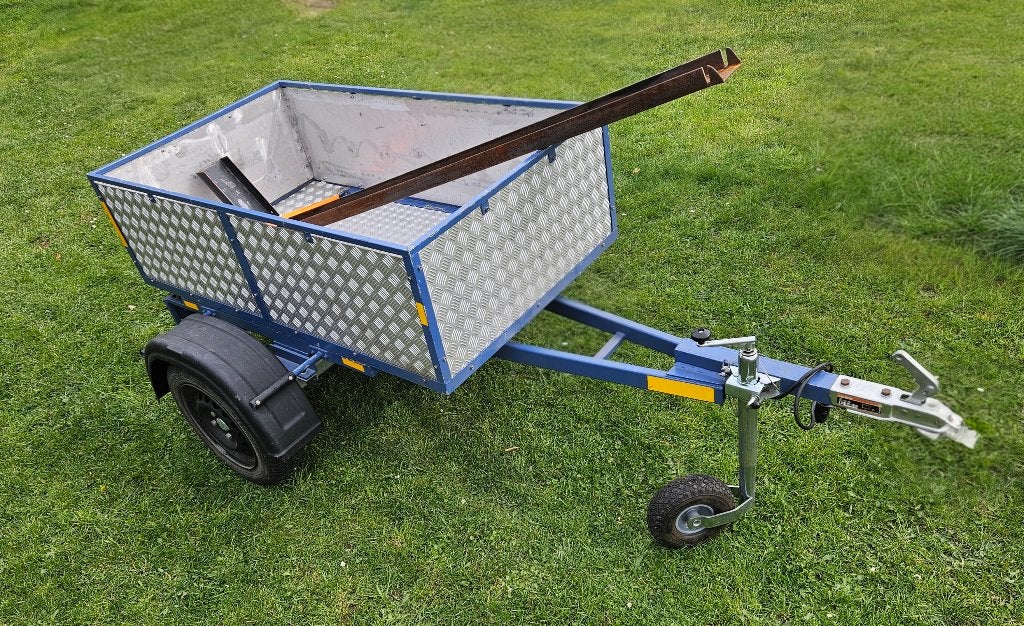 Motor aanhangwagen / bakwagen, Ophalen, Gebruikt