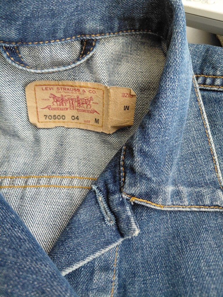 Levi s originele vest small, Ophalen of Verzenden, Zo goed als nieuw, Blauw, Levi's