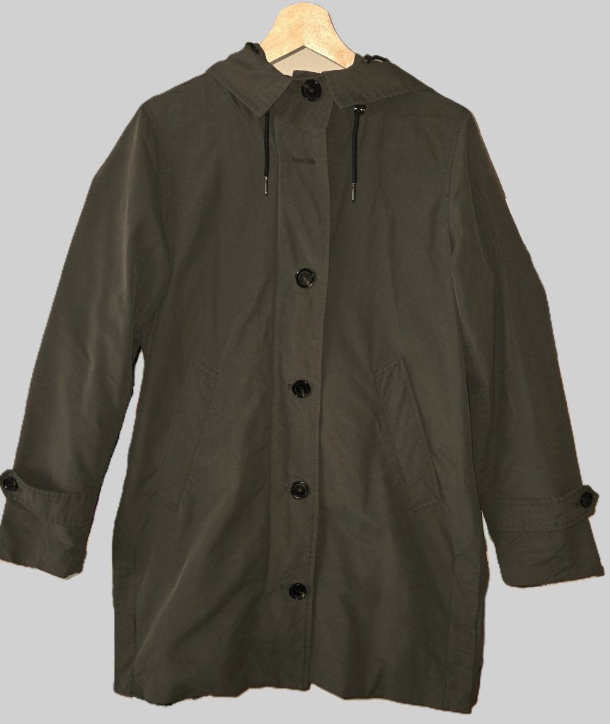 Lange Dames-jas, d-groen - Sissy Boy - Xtra Small/Small., Kleding | Dames, Jassen | Winter, Ophalen, Sissy-Boy, Zo goed als nieuw