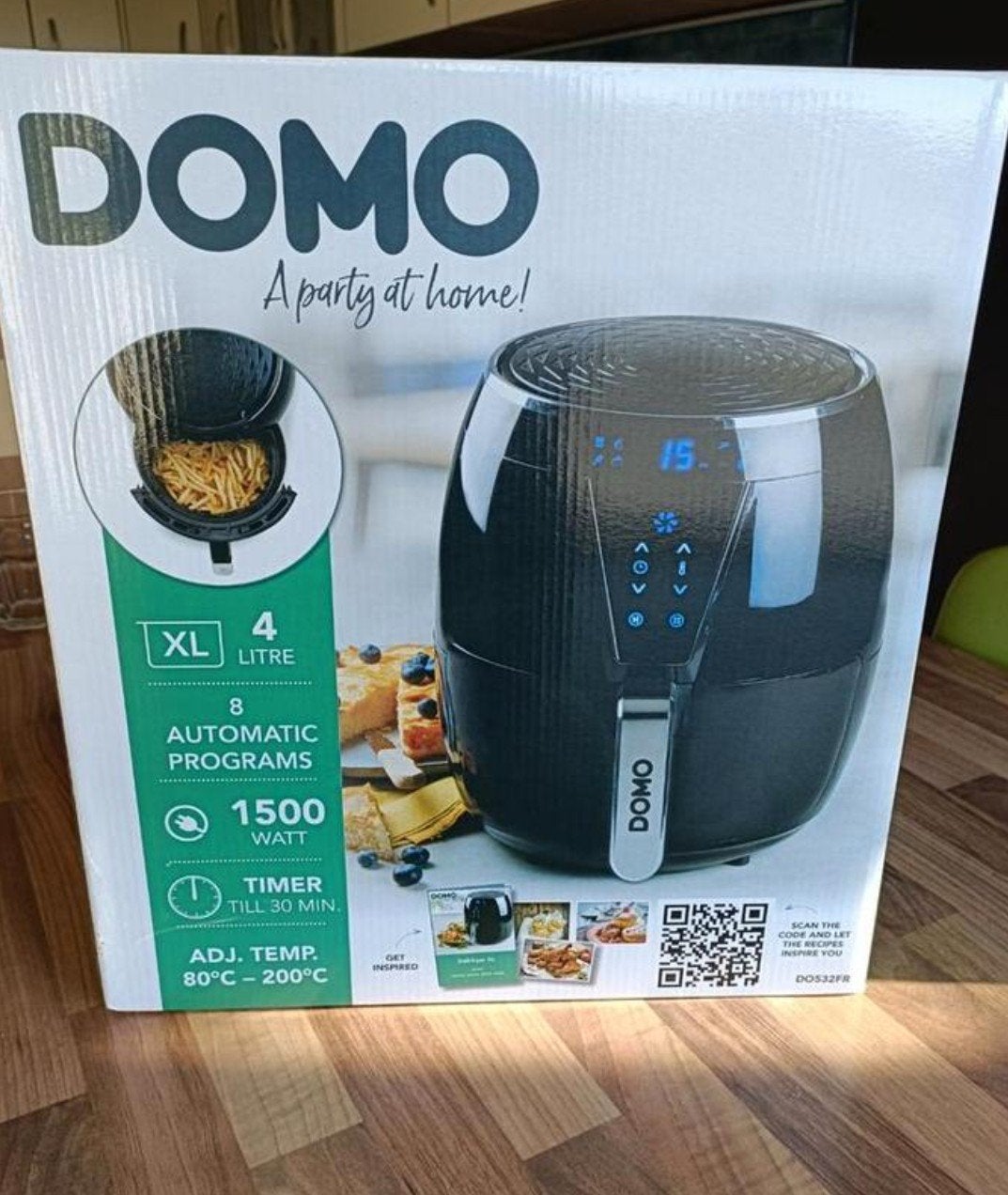 Domo airfryer, Elektronische apparatuur, Ophalen, Airfryer