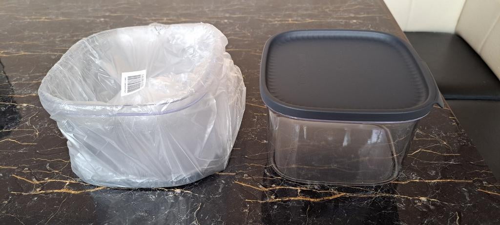 Nieuwe ultra clear van tupperware 21.7liter, Enlèvement ou Envoi, Neuf