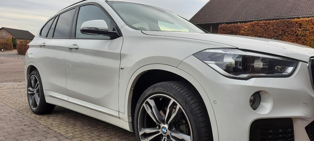 Te koop : BMW X1 M pakket, Diesel., Auto's, 1995 cc, Wit, Leder, Bruin