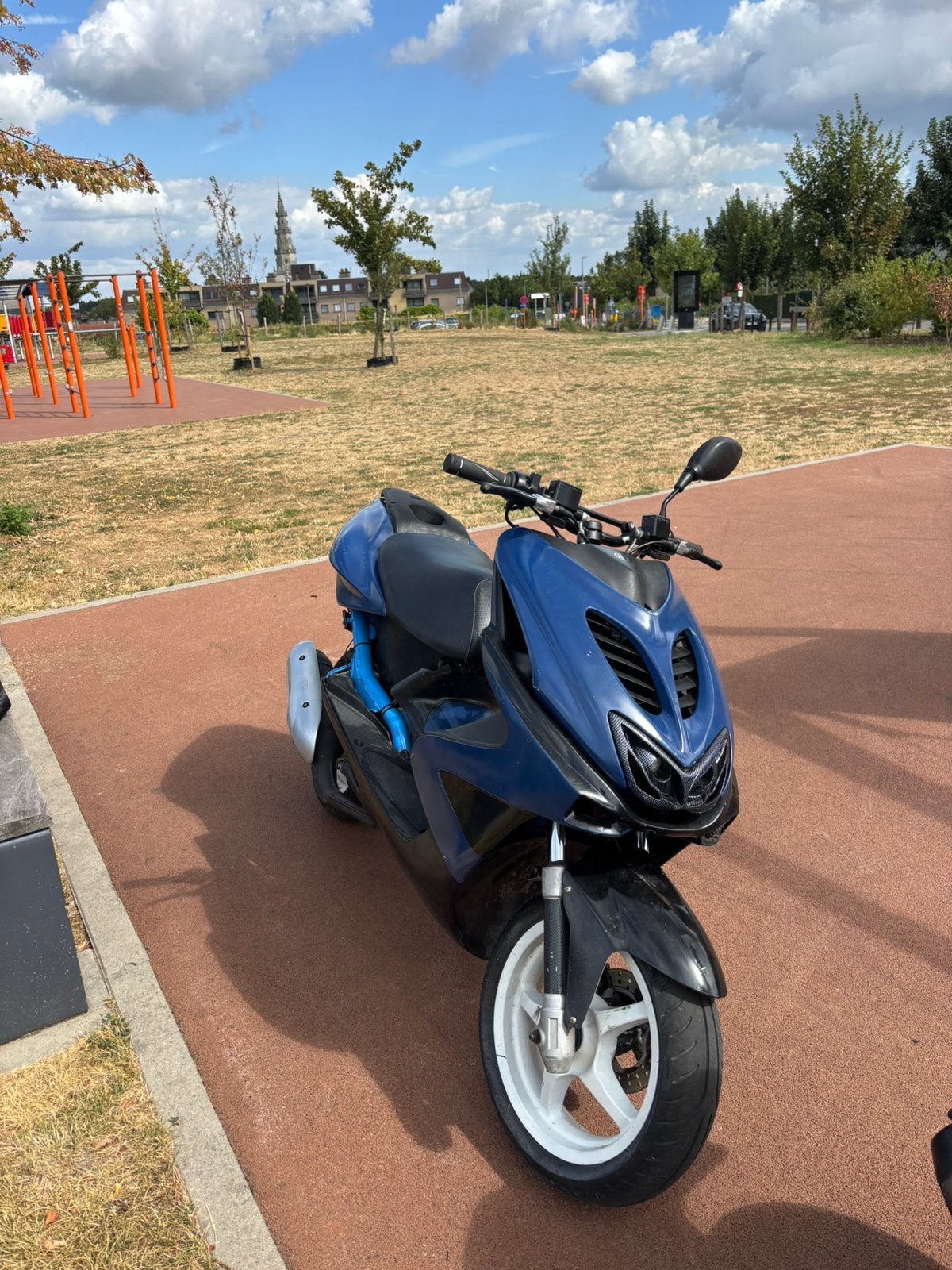 Aerox nitro 70cc klasse A, Ophalen, Tweetakt, Gebruikt, Aerox