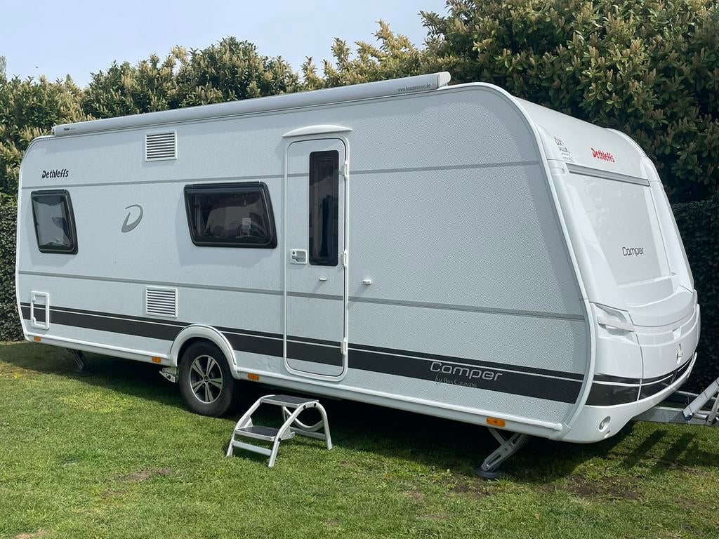 Dethleffs Camper 540 QMK, 6 persoons,Mover,Luifel,TOP STAAT!, Caravans en Kamperen, Caravans, Bedrijf, Tot en met 6, Schokbreker