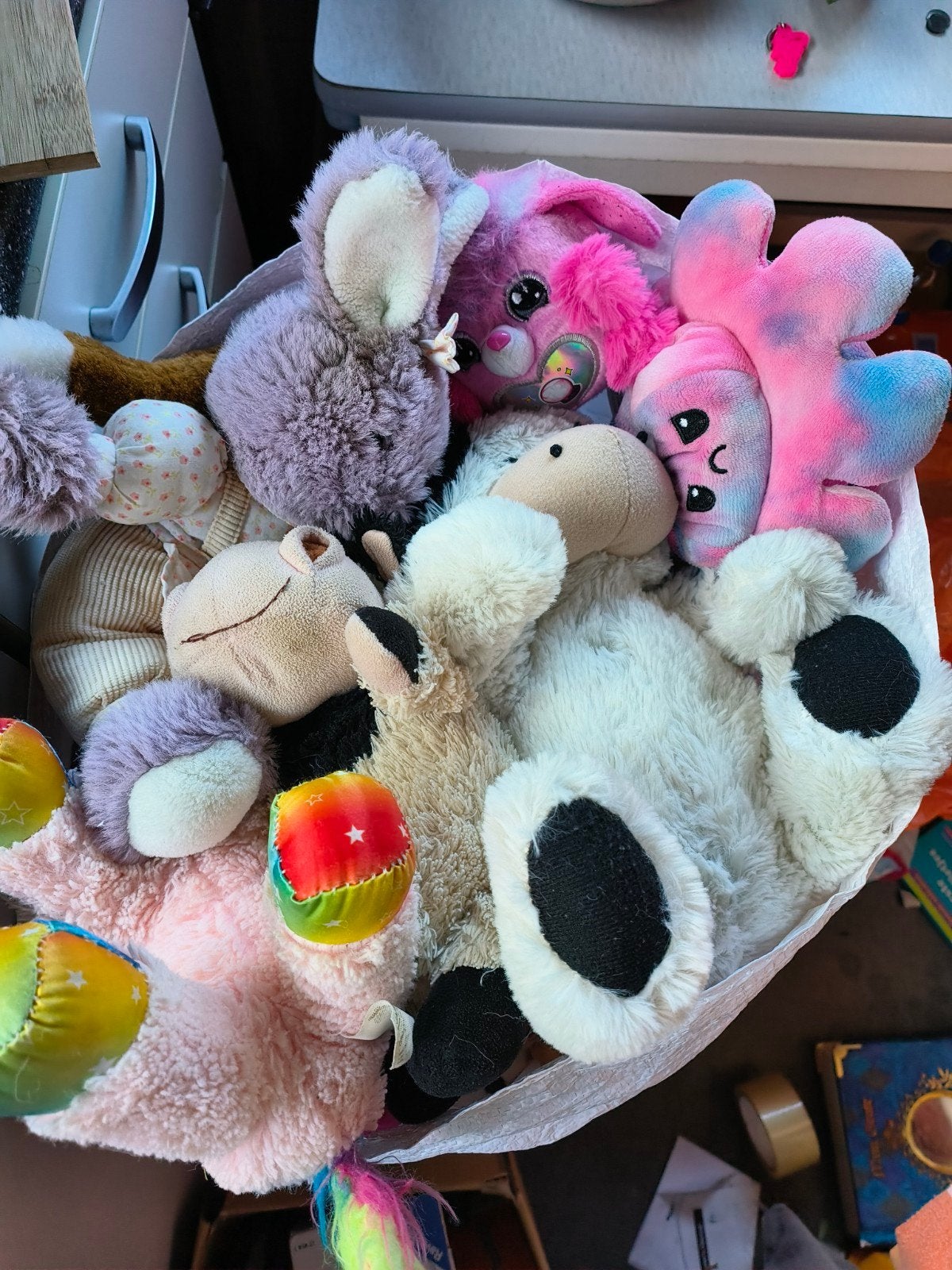 +90 knuffels, grote zakken met knuffels., Ophalen of Verzenden
