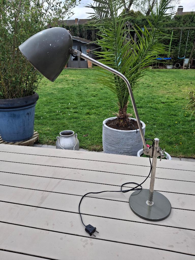 vintage bureaulamp, Huis en Inrichting, Lampen | Tafellampen, Gebruikt, Overige materialen, Ophalen of Verzenden