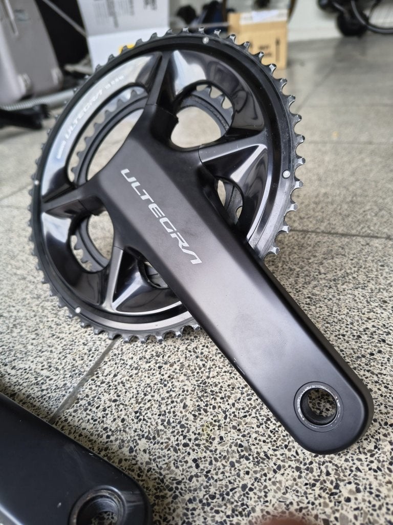 Ultegra 52/36 Crankstel 170mm + 4iiii powermeter, Ophalen of Verzenden, Gebruikt