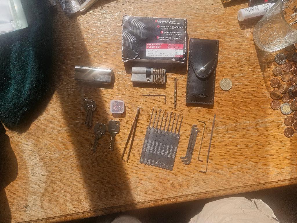 Multipick Lockpick set (slotenmaker), Ophalen of Verzenden, Zo goed als nieuw