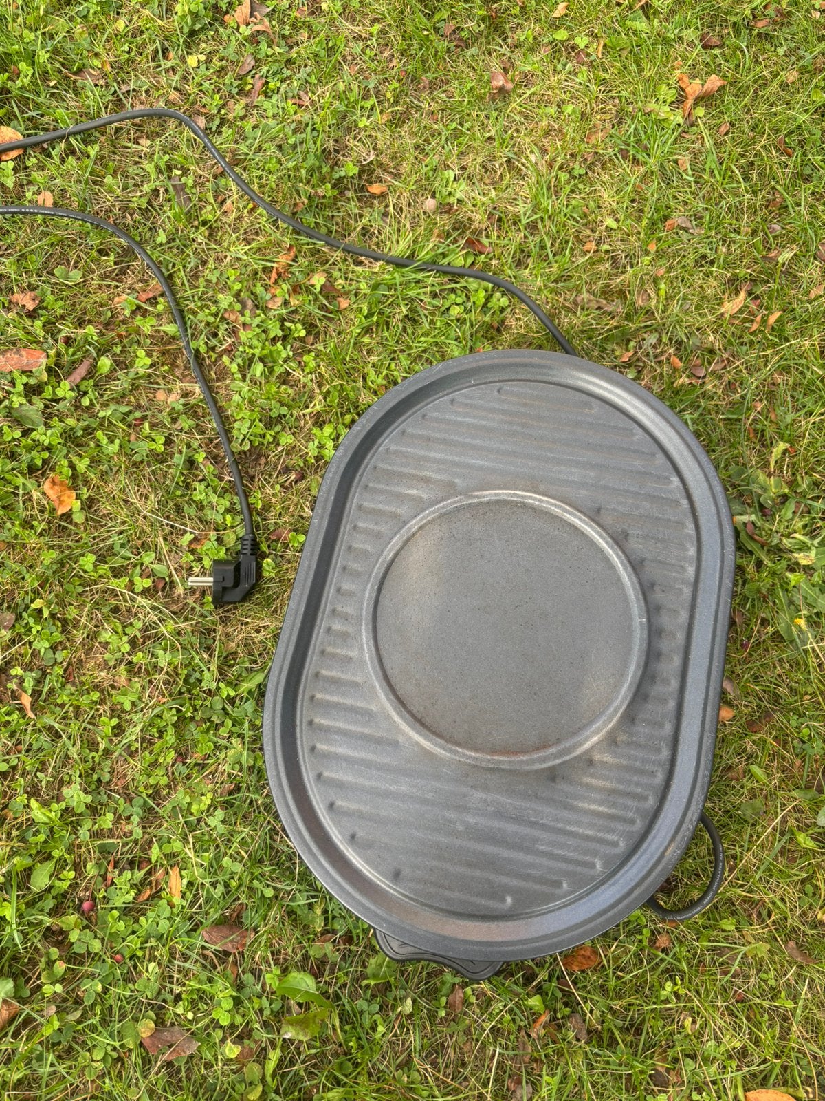 Elektrische grillplaat / tafelgrill, Ophalen, Zo goed als nieuw