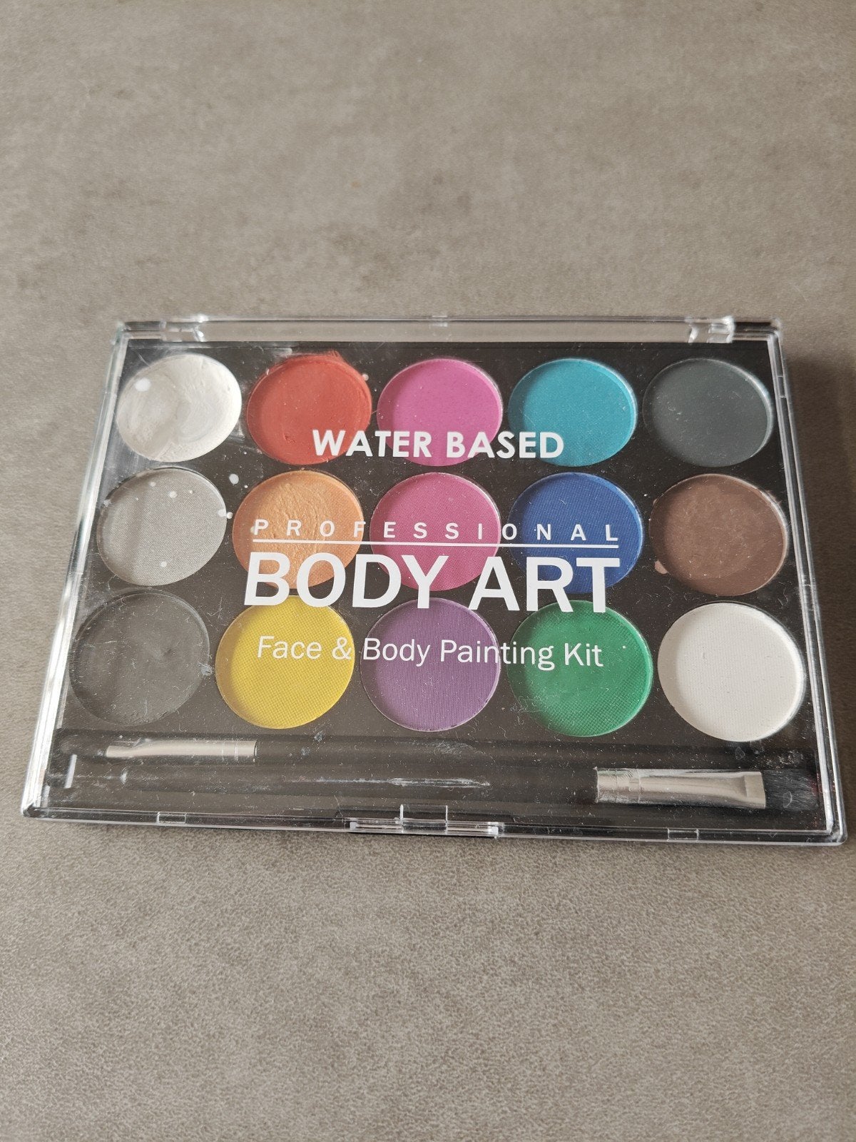 peinture d'art corporel à base d'eau, Enlèvement ou Envoi, Utilisé, Tout le visage, Maquillage