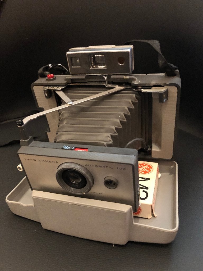 Polaroid en Minolta, TV, Hi-fi & Vidéo, Enlèvement, Utilisé, Polaroid, Minolta