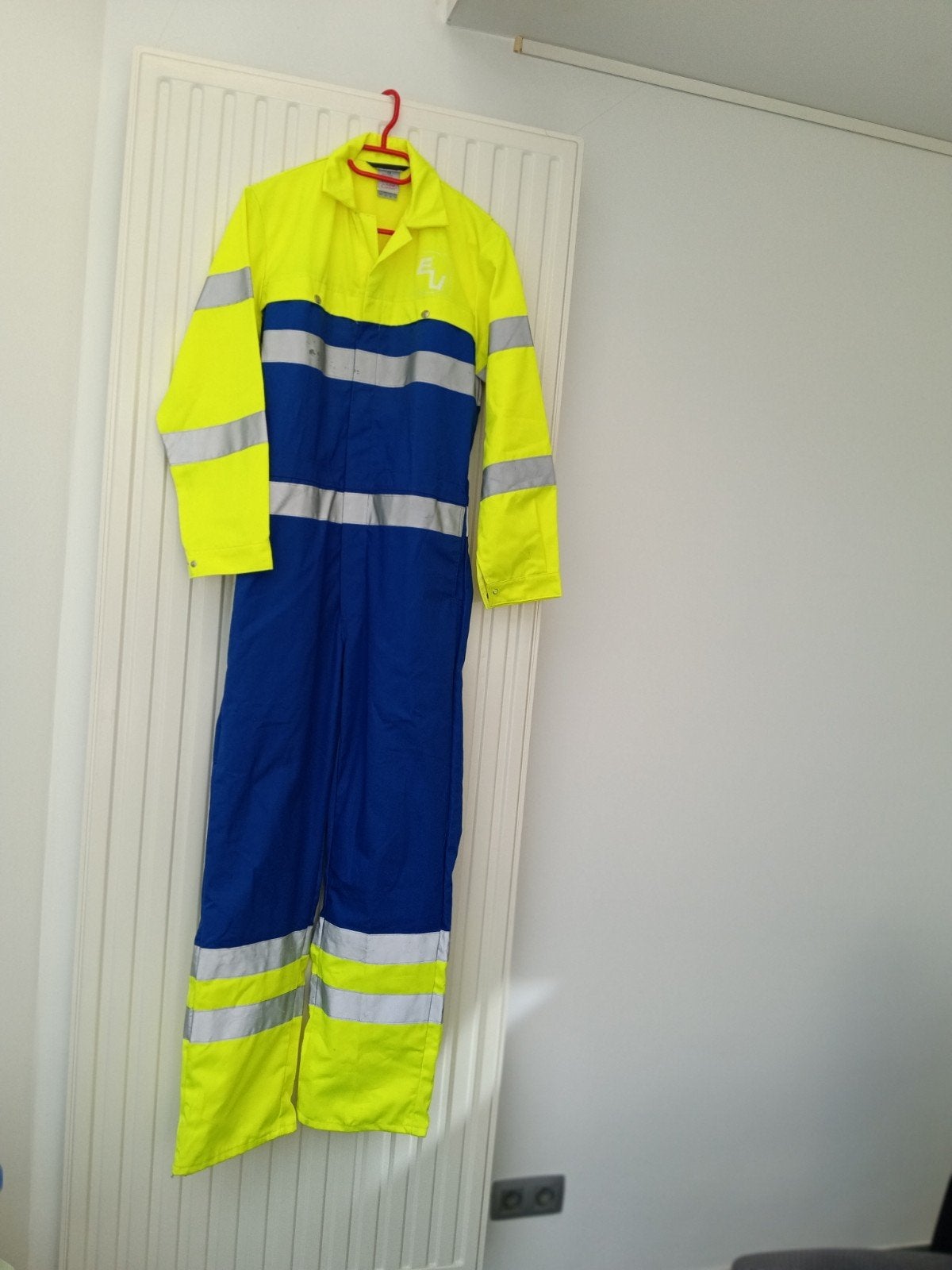 Overal, werkoveral met fluo. Maat 50., Tuin en Terras, Werkkleding, Ophalen of Verzenden
