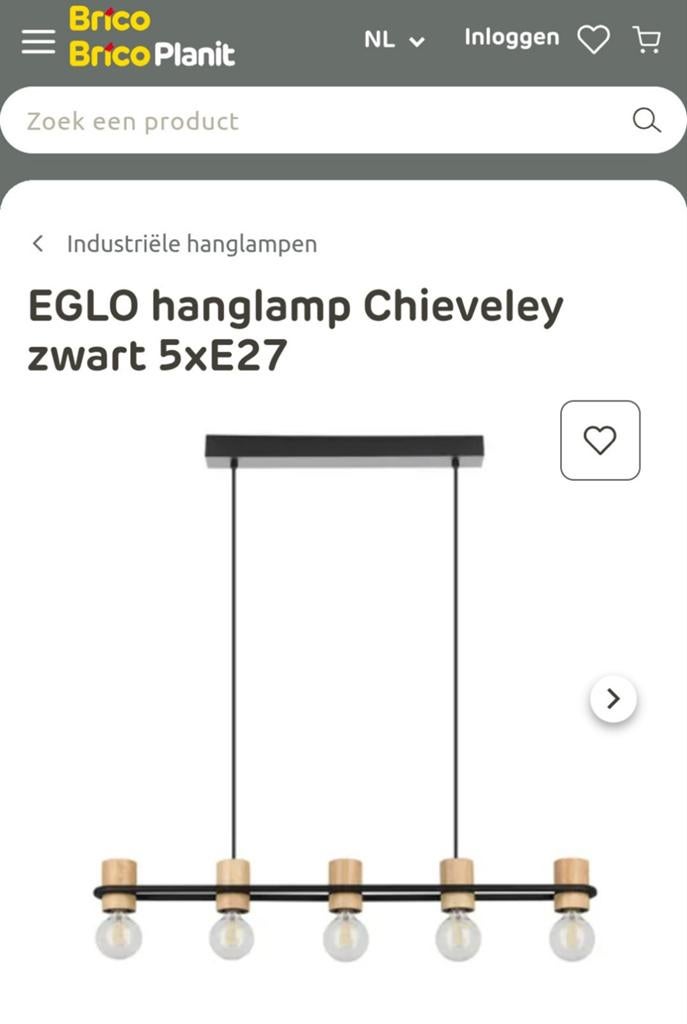 EGLO Hanglamp Chieveley (bieden kan), Enlèvement