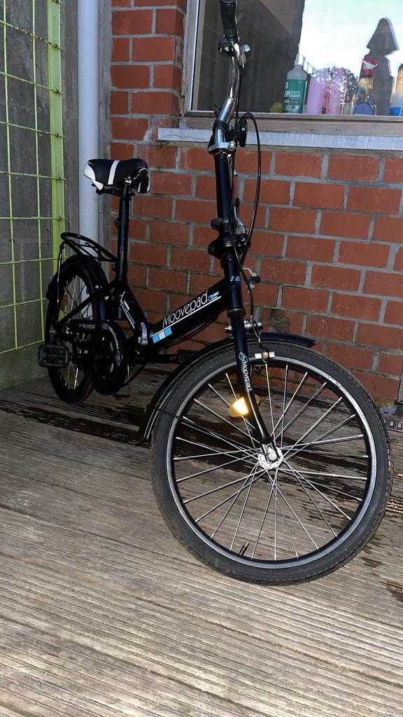 Zeer nette plooifiets, Ophalen, Gebruikt, Trommelrem, Totaal opvouwbaar