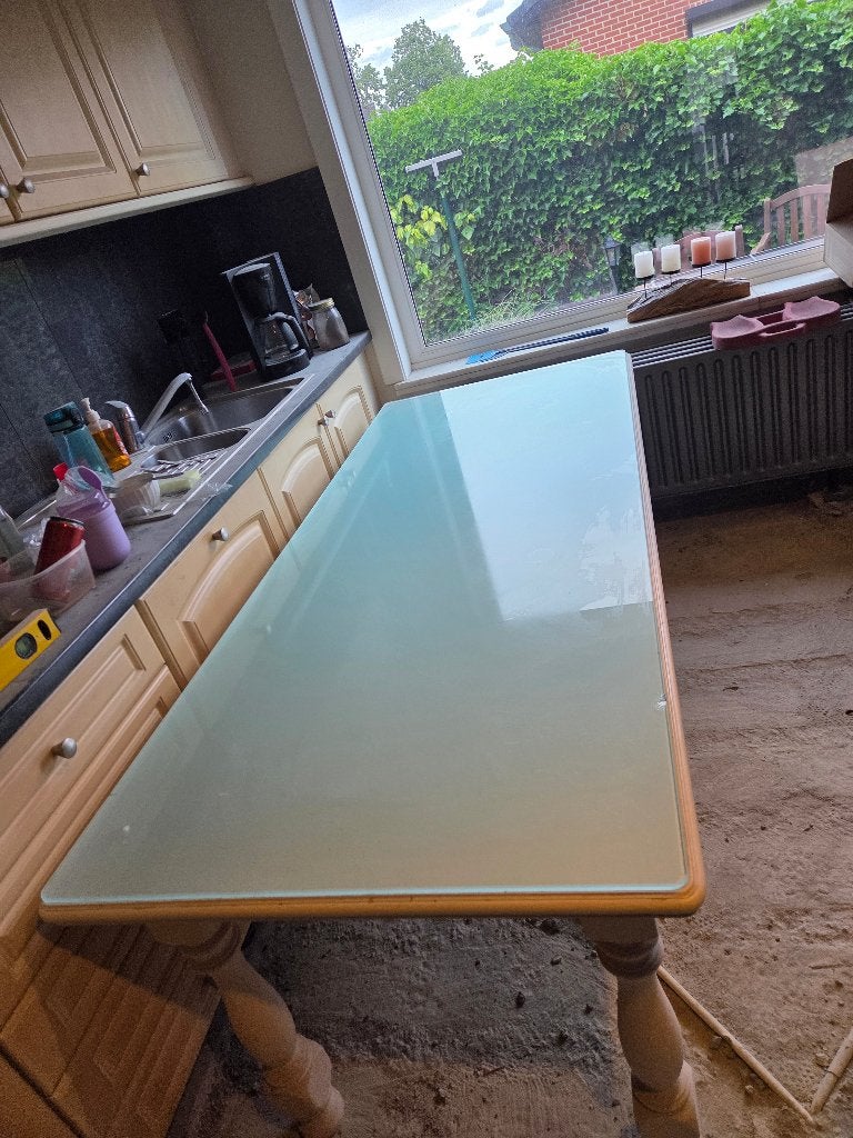 Gratis eettafel, Huis en Inrichting, Tafels | Eettafels, Ophalen, Gebruikt, 50 tot 100 cm, Vijf personen of meer