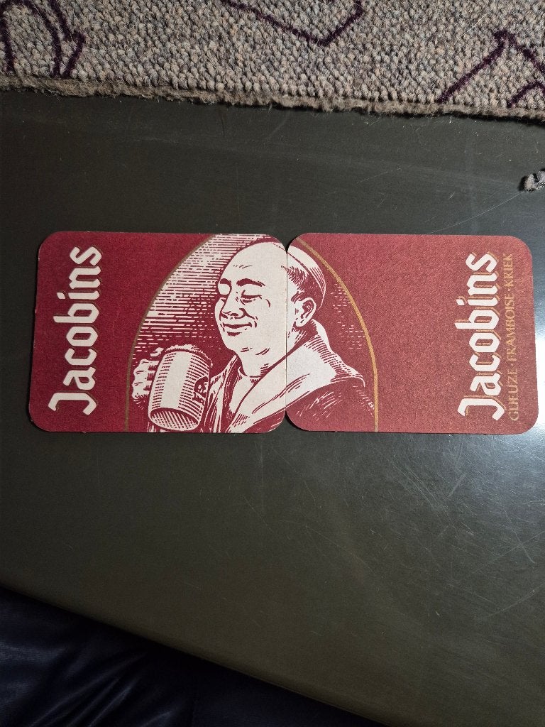 Sous bock Jacobins, Verzamelen, Ophalen of Verzenden, Gebruikt, Viltje(s), Overige merken