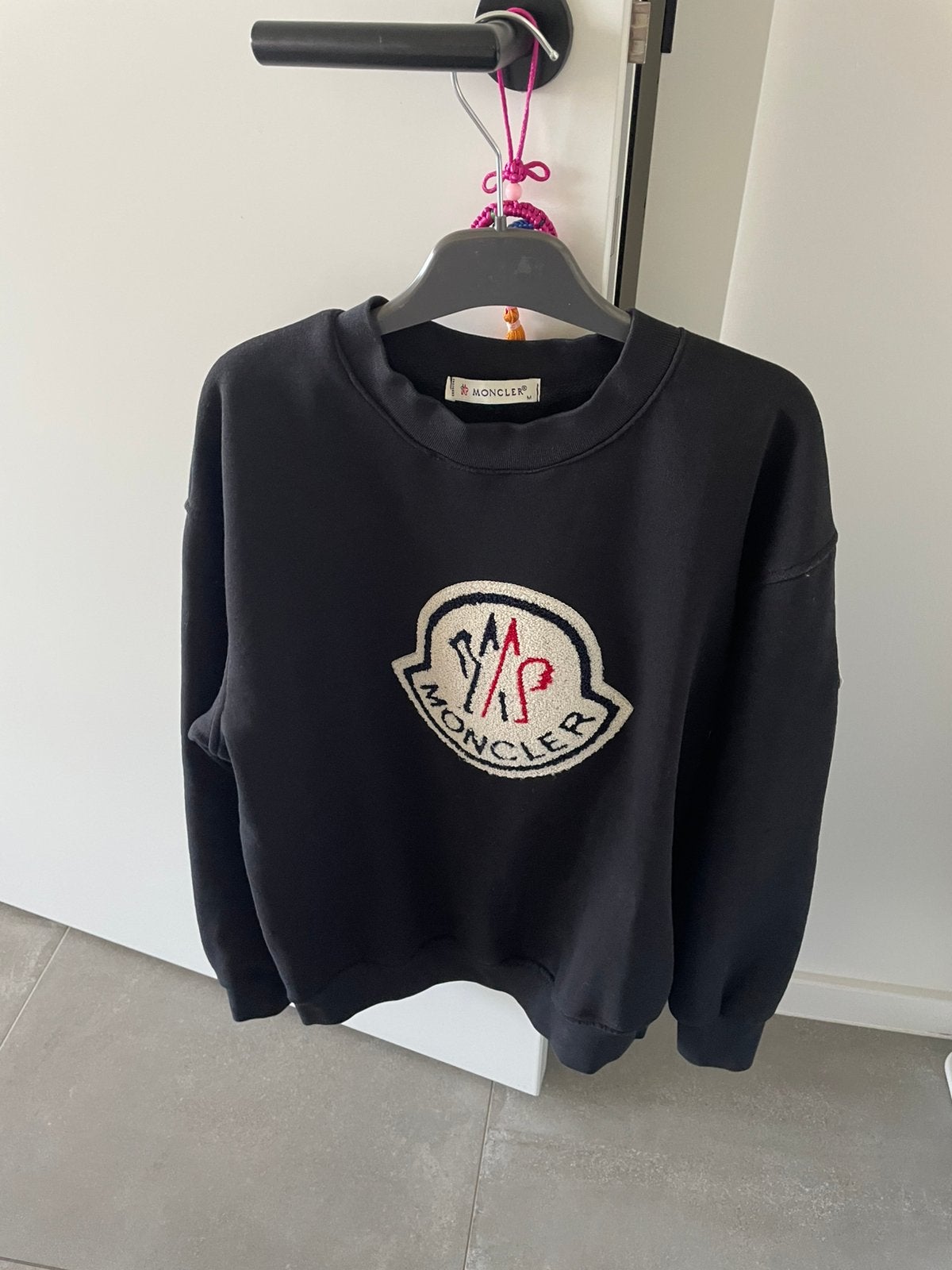 Sweater Moncler maat medium, Kleding | Heren, Ophalen of Verzenden, Zo goed als nieuw, Zwart
