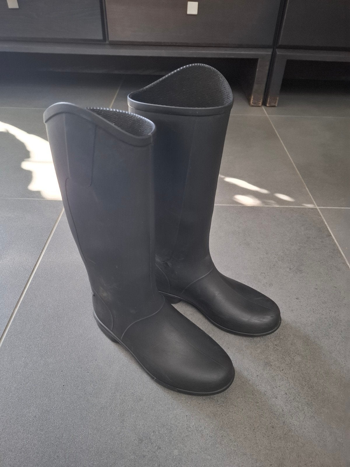 Bottes d'équitation Fouganza - taille 35, Imperméable, Autres tailles, Enlèvement ou Envoi, Noir