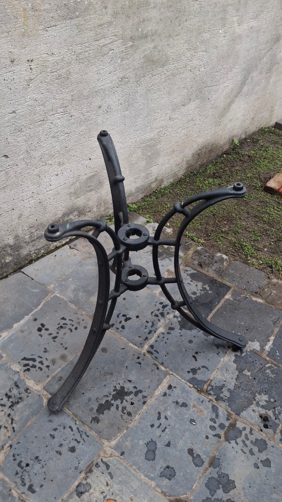 alu tafelvoet, Tuin en Terras, Ophalen, Aluminium