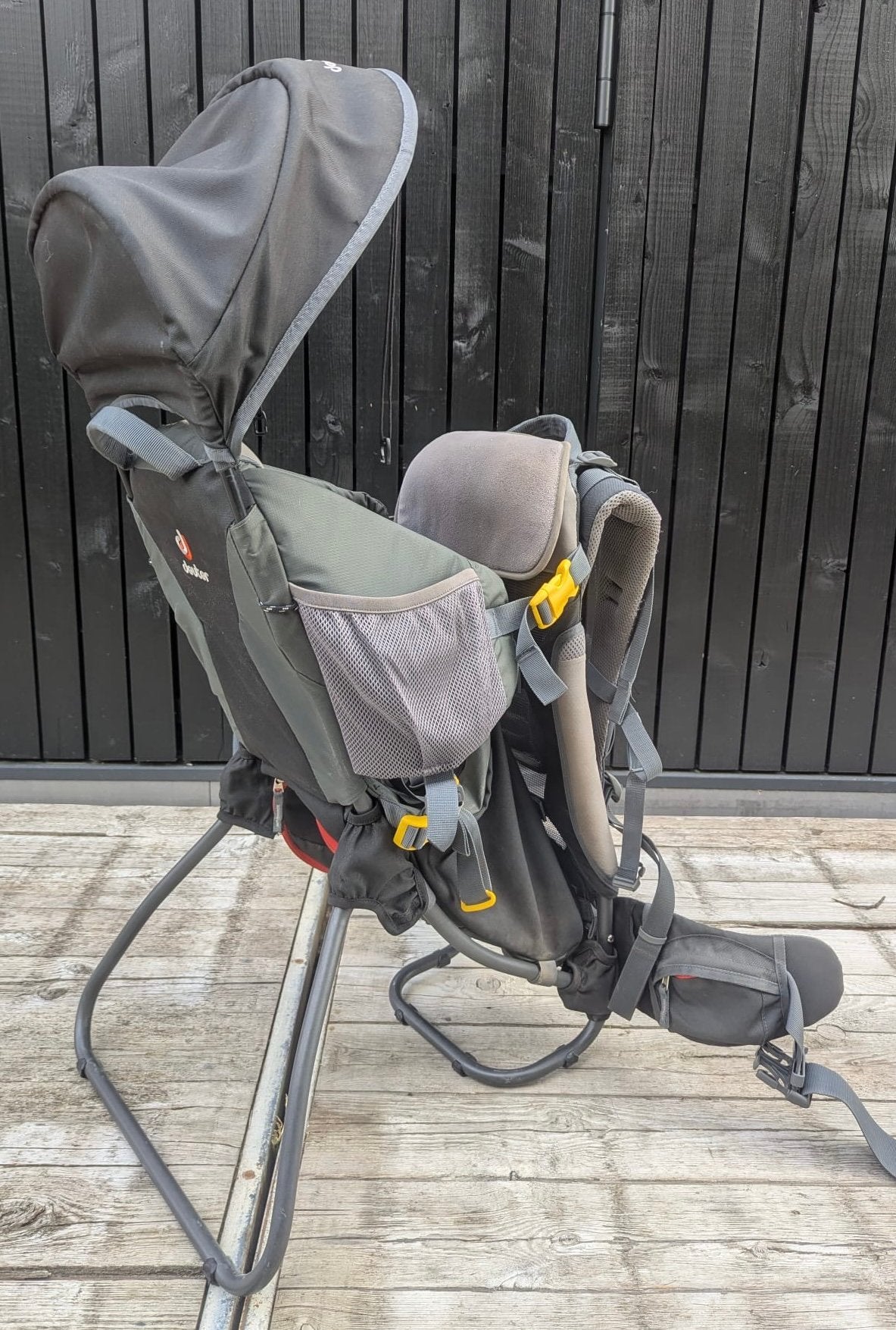 Deuter kinderdrager draagrugzak, Ophalen, Gebruikt, Rugzak