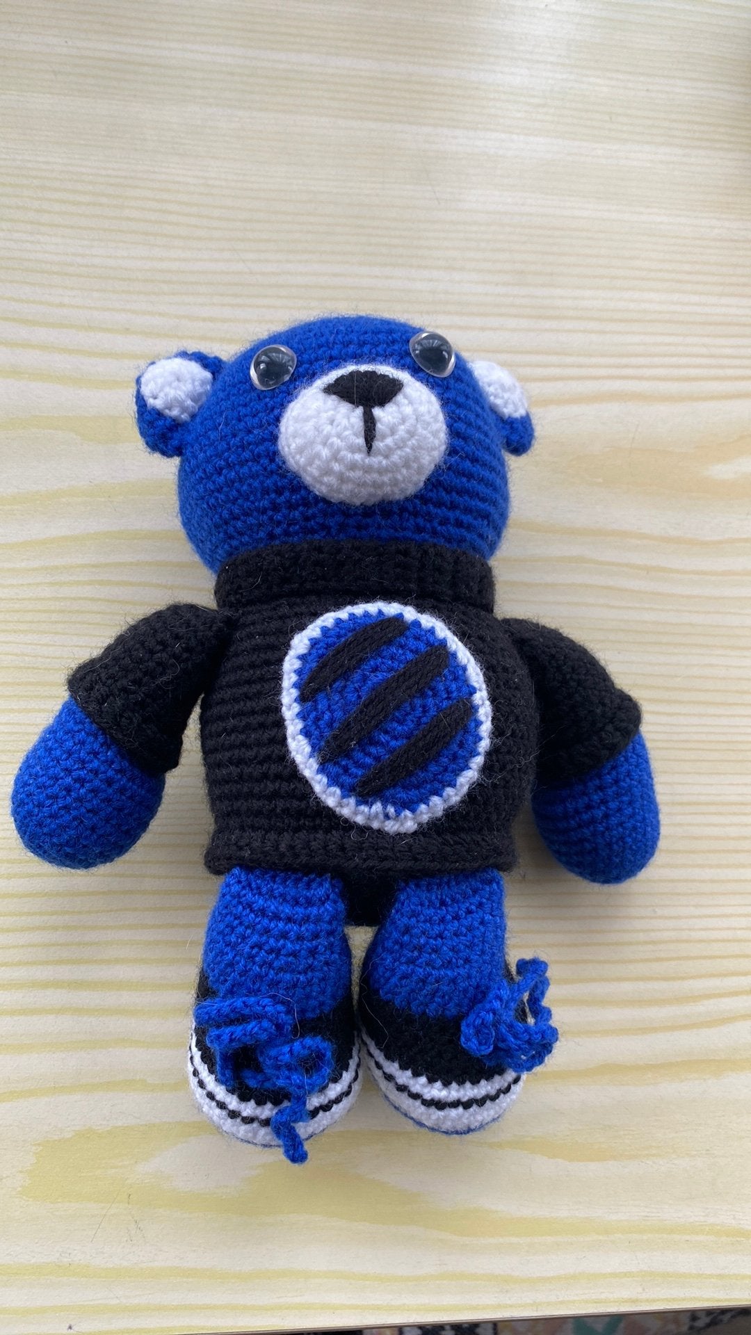 Gehaakt beertje club Brugge, Enlèvement ou Envoi, Comme neuf