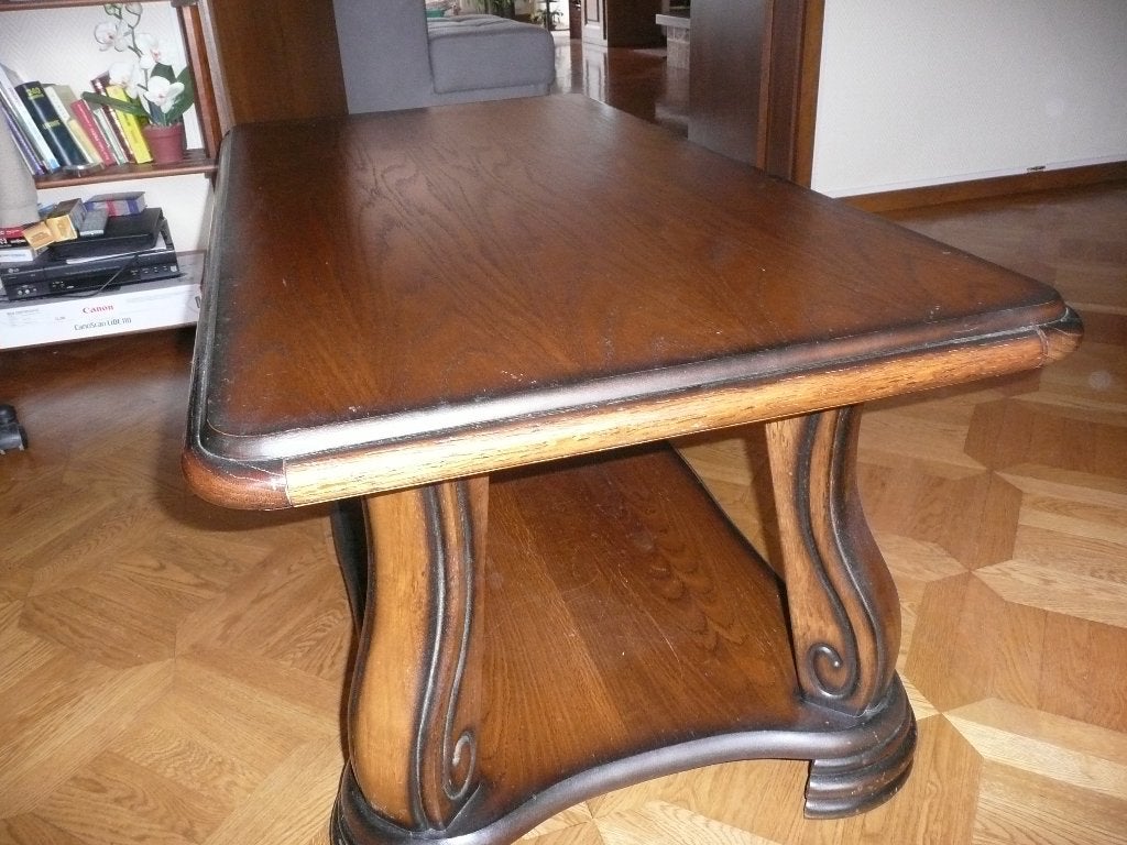 table basse, Huis en Inrichting, Tafels | Salontafels, Ophalen, 50 – 75, Zo goed als nieuw, Rechthoekig