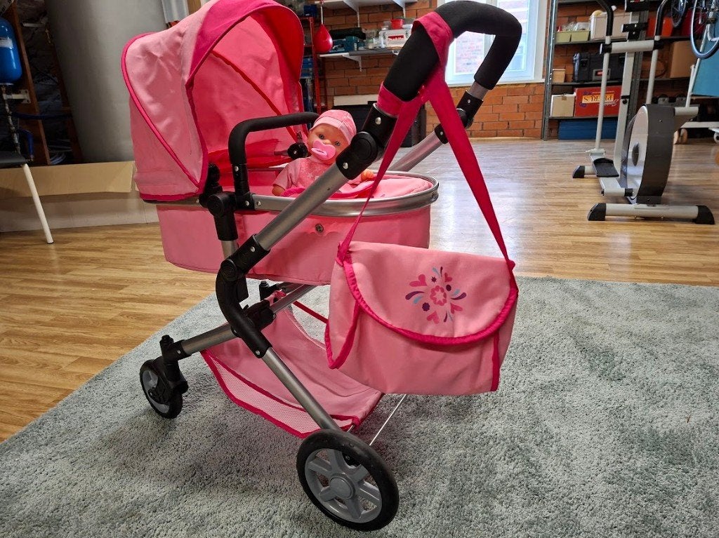 poppenwagen roos, Ophalen, Zo goed als nieuw, Overige typen