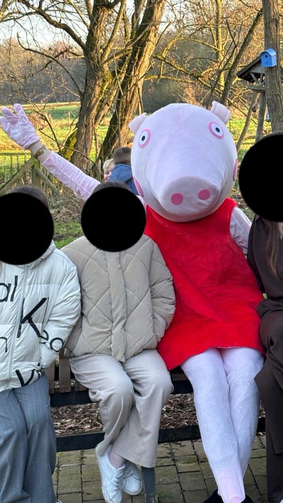 Peppa Pig mascotte pak TE HUUR, Ophalen, Zo goed als nieuw