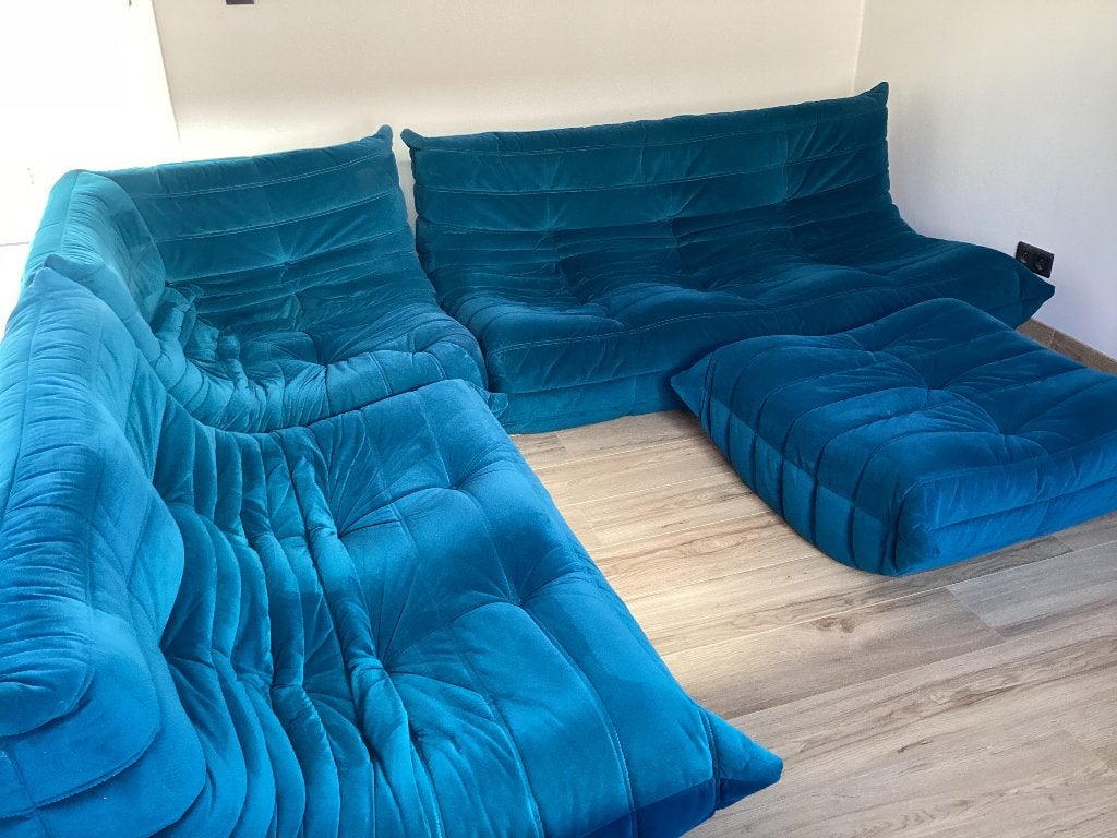 Togo Ligne Roset, Maison & Meubles, 75 à 100 cm, 250 à 300 cm, Banc d'angle, Quatre personnes ou plus