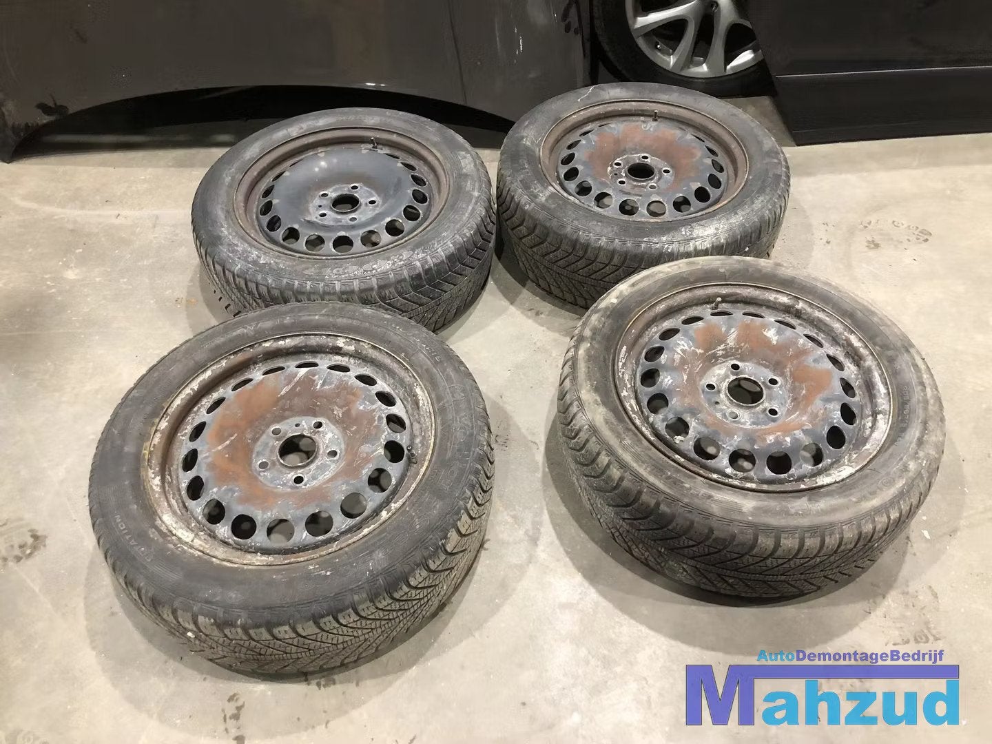 VW AUDI SEAT SKODA 5X112 16 inch stalen velgen winterbanden, Gebruikt, Volkswagen, Volkswagen AG, Vw@volkswagen.de