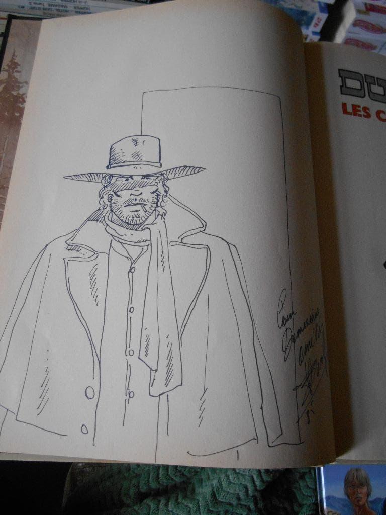 Dessin dédicacé de SWOLFS pour Durango 1 eo, Livres, Enlèvement ou Envoi