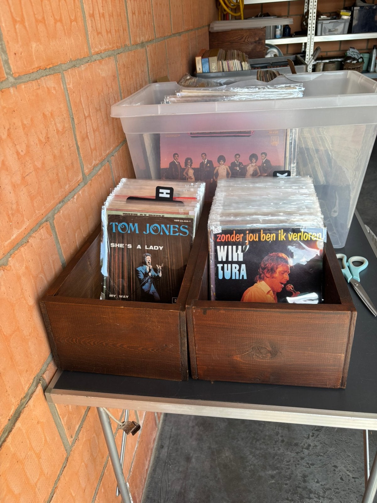 Lot Cd’tjes lp’s en singeltjes, Ophalen, Gebruikt, LP