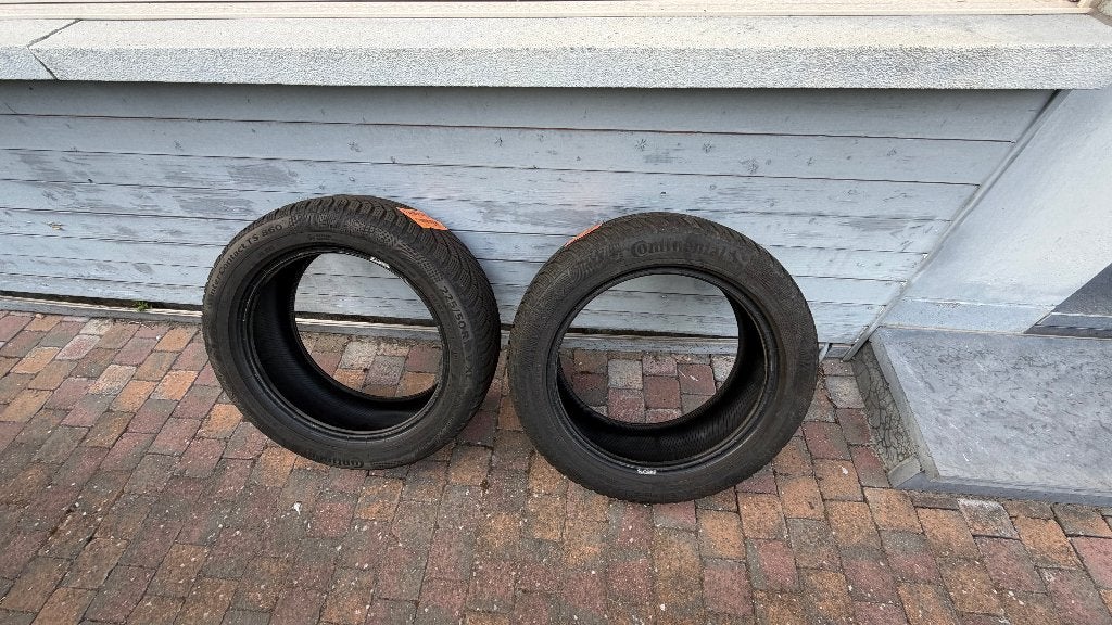 Continental wintercontact 860s, Auto-onderdelen, Banden en Velgen, Ophalen, Gebruikt, 17 inch, Winterbanden