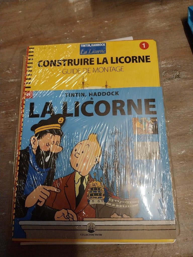 tintin - la licorne à construire, Collections, Enlèvement, Tintin, Neuf, Statue ou Figurine