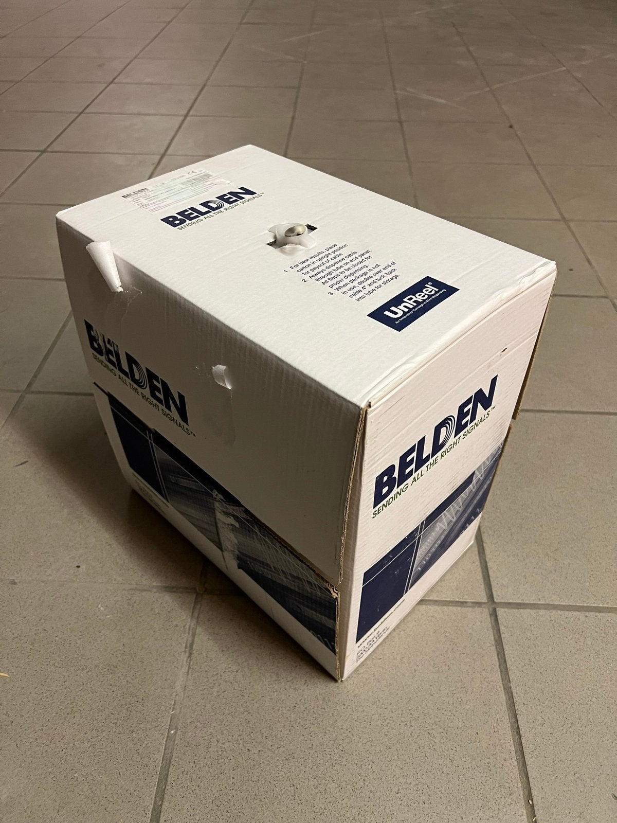 Belden UTP Cat 5e - 305 meter - massief koper kern, Ophalen, Zo goed als nieuw