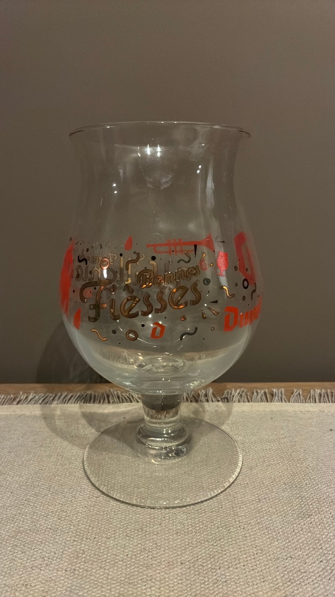 Verre Duvel : Fêtes de Wallonie 2020, Enlèvement ou Envoi, Comme neuf, Verre ou Verres, Duvel