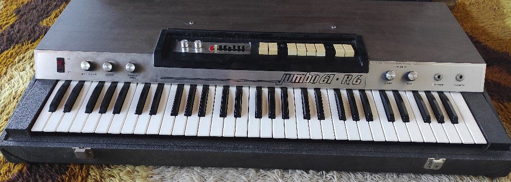 vintage orgel/synthesizer jumbo 61-R6, Muziek en Instrumenten, Orgels, Ophalen, Gebruikt, 1 klavier, Orgel