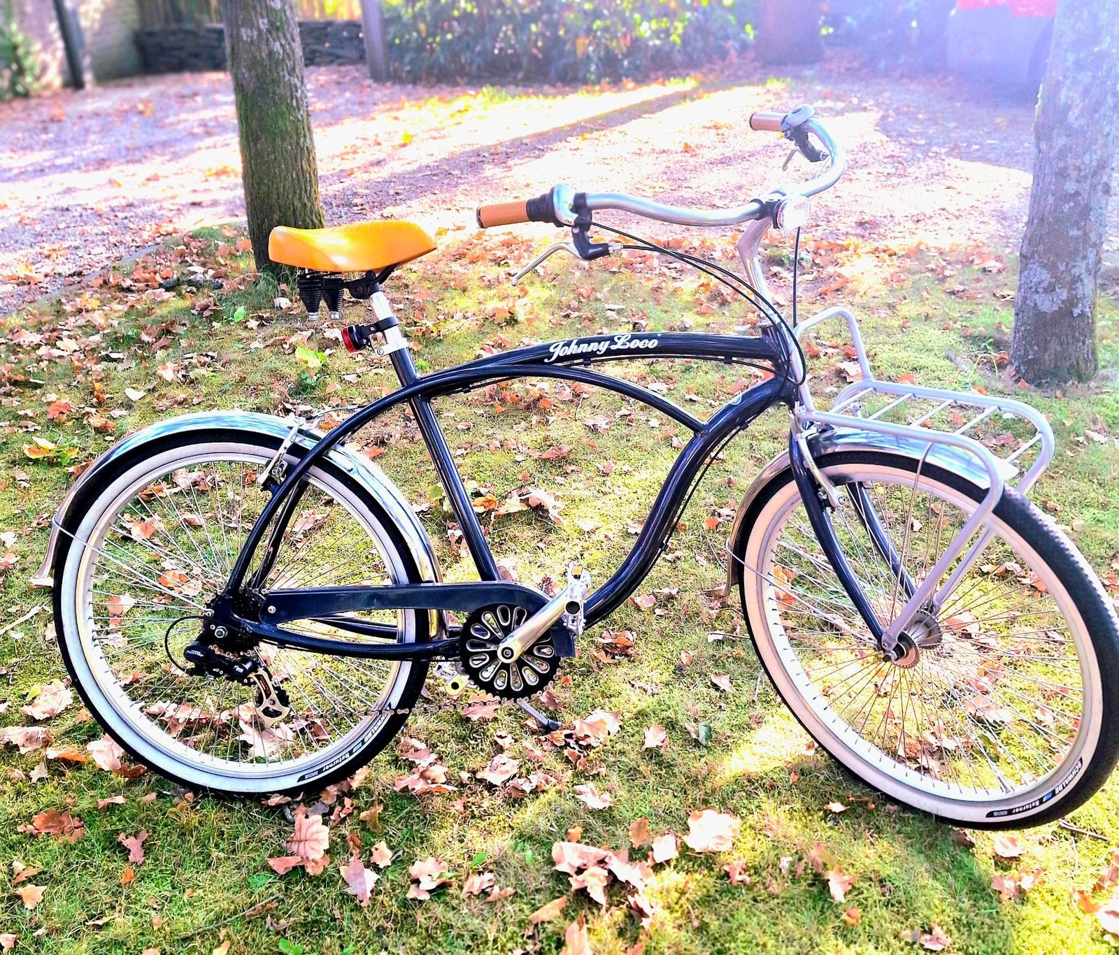 Johnny Loco Herenfiets Cruiser, Fietsen en Brommers, Ophalen, Gebruikt, Staal, Cruiser