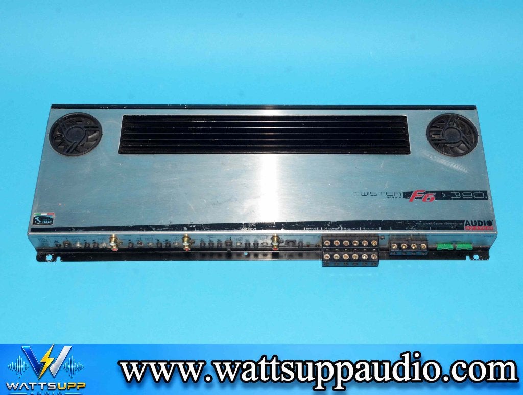 Audio System Twister F6-380 6 kanaals versterker, Ophalen of Verzenden, Gebruikt