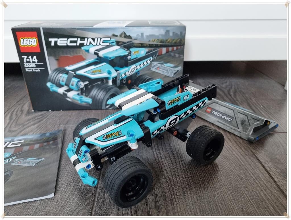 LEGO TECHNIC 42059 – PULL BACK: PICK-UP DU CASCADEUR (2016), Ophalen of Verzenden, Zo goed als nieuw, Complete set, Lego