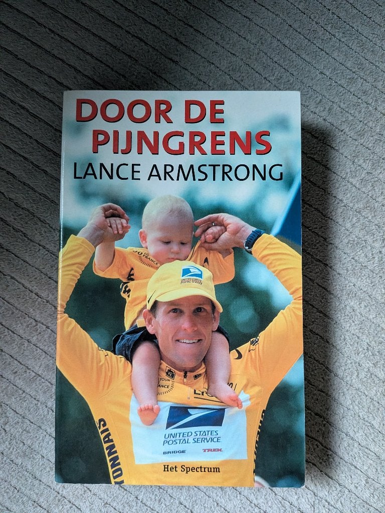 Boek door de pijngrens lance Armstrong, Neuf, Enlèvement ou Envoi, Lance Armstrong, Course à pied et Cyclisme