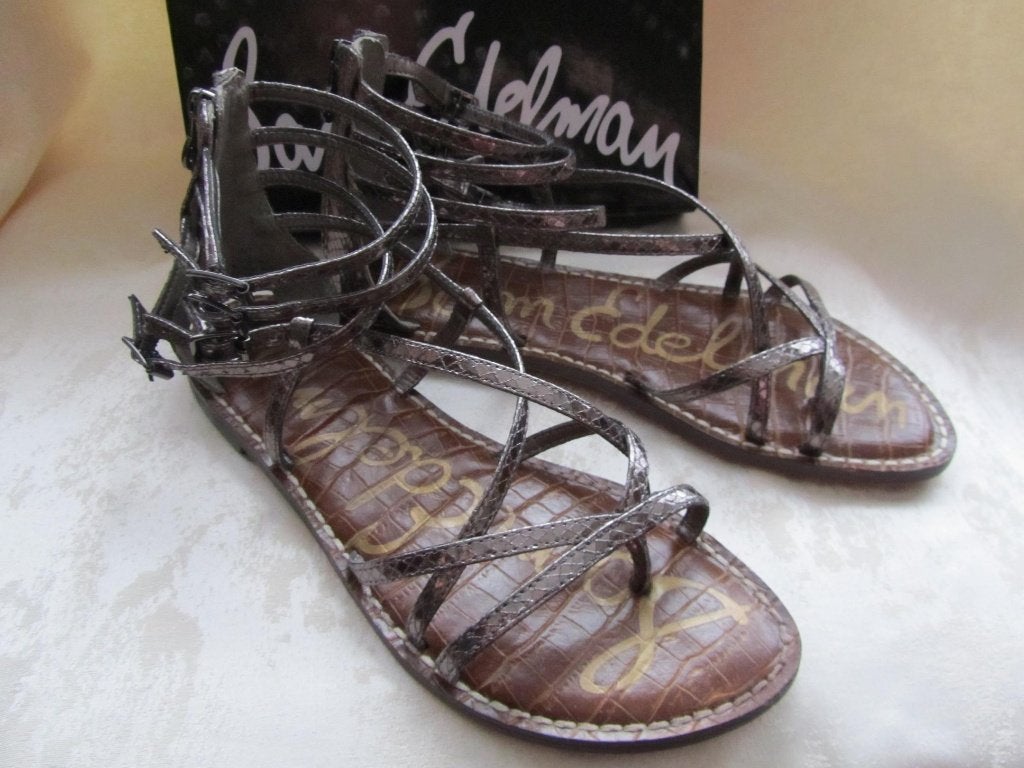 Sam Edelman sandalen zilver gladiator maat US 7,5 EU 37, Kleding | Dames, Schoenen, Overige kleuren, Verzenden, Sam Edelman, Nieuw