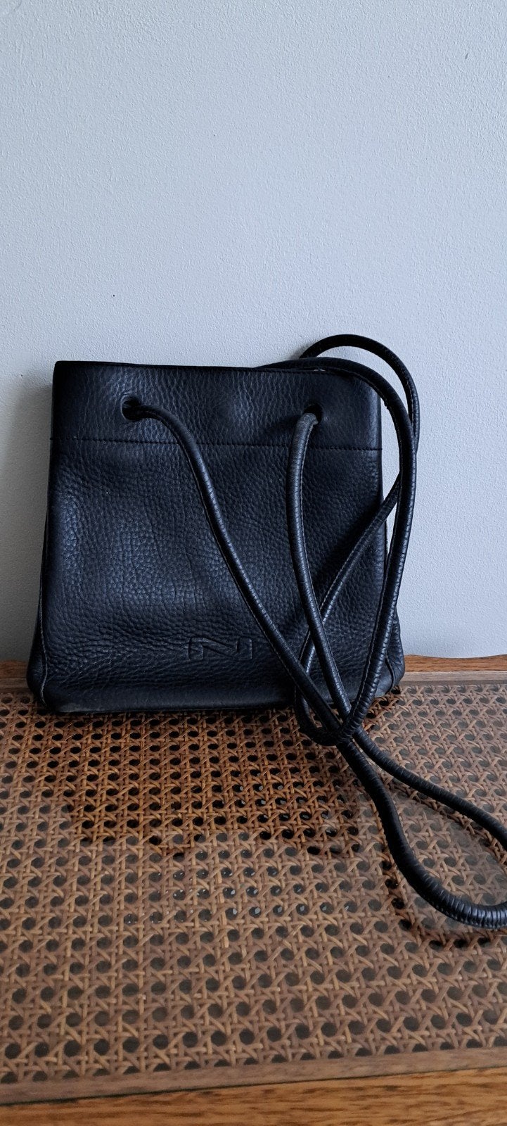 Schouderhandtas Nathan, Handtassen en Accessoires, Ophalen, Zwart