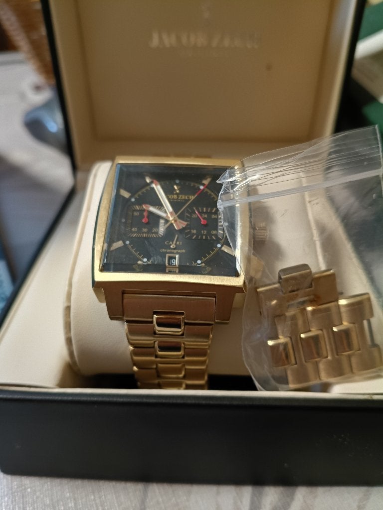 JACOB ZECH, Bijoux, Sacs & Beauté, Montres | Hommes, Autres marques, Enlèvement ou Envoi, Acier, Acier