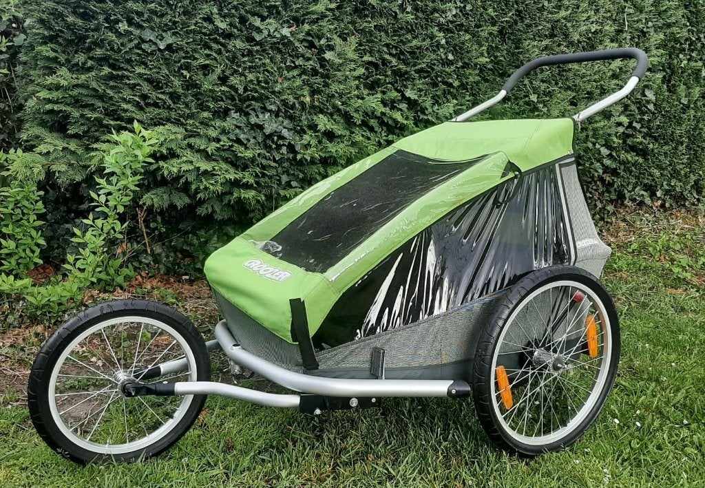 Croozer 2 kids / fietskar, Ophalen, Opvouwbaar, Zo goed als nieuw, Kinderkar